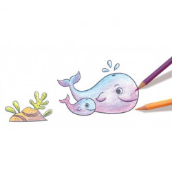 Personnages à tamponner : Mon petit océan
