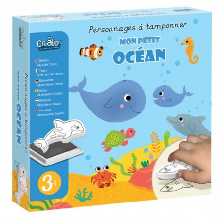 Personnages à tamponner : Mon petit océan
