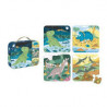 Puzzles Évolutifs Dinosaures - 4 puzzles