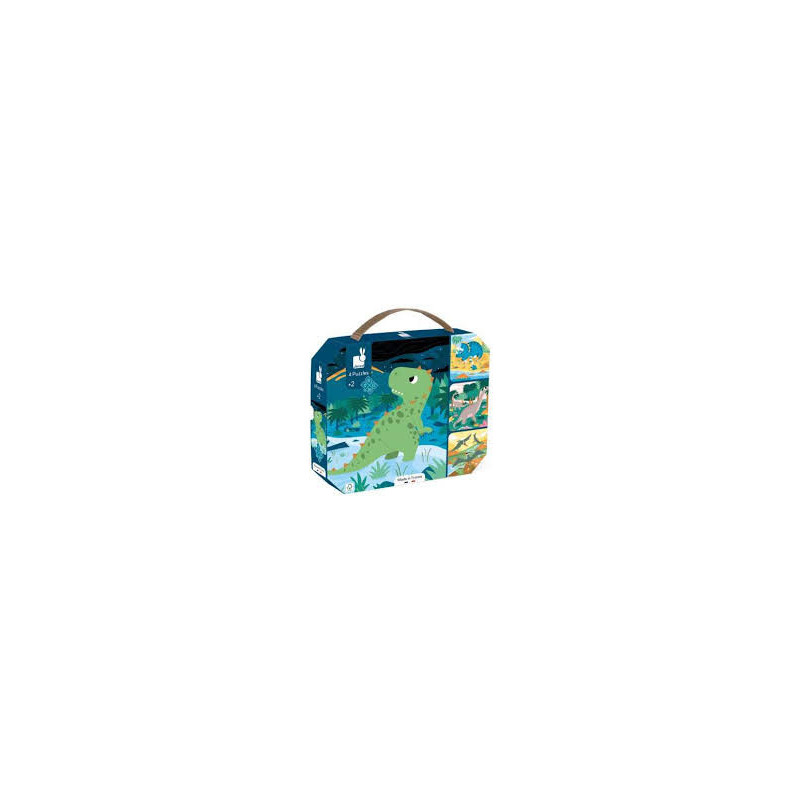 Puzzles Évolutifs Dinosaures - 4 puzzles Puzzles Évolutifs Dinosaures - 4 puzzles