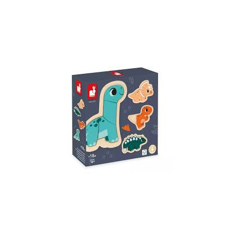 4 Puzzles Evolutifs Dino