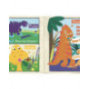 Livre bébé en tissu LES DINOSAURES (dès 3 mois)