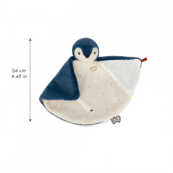 DOUDOU MANCHOT BLEU