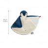 DOUDOU MANCHOT BLEU