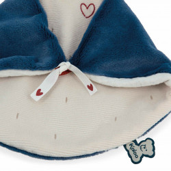 DOUDOU MANCHOT BLEU