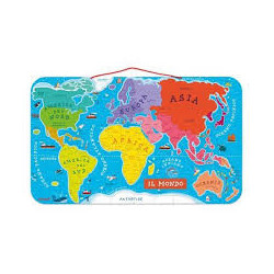 Puzzle Monde Magnétique 92 pièces