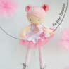 Poupée en tissu danseuse - Lily-Rose - 36 cm